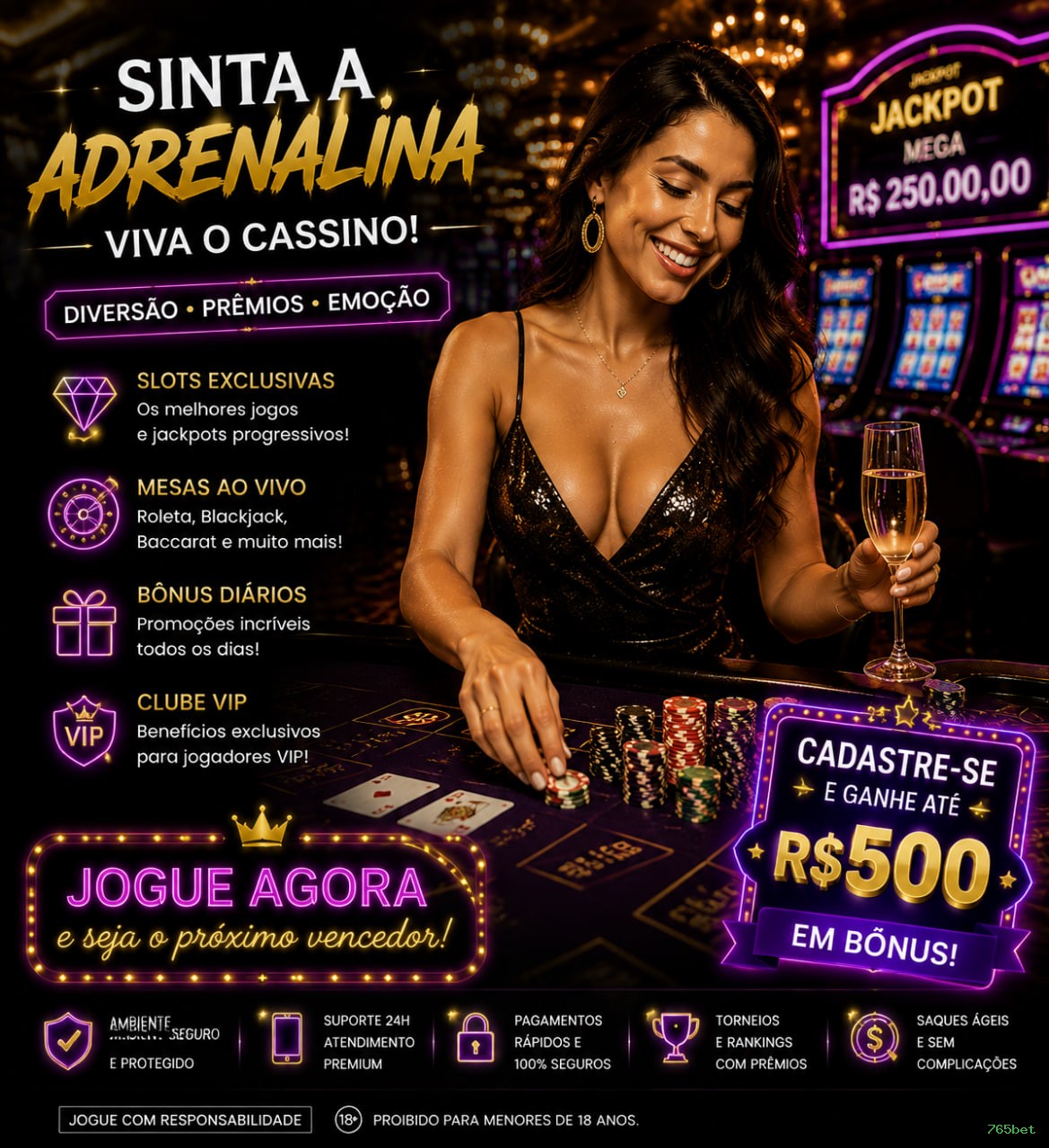 Cadastro rápido e seguro na 765bet